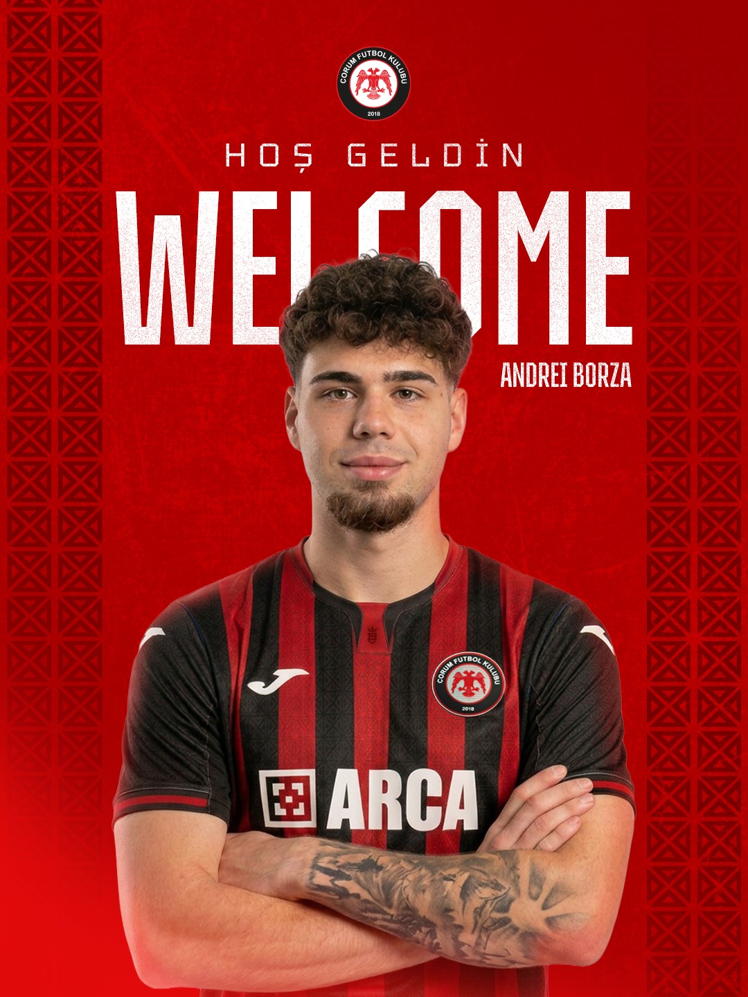 Çorum FK, Andrei Borza ile 4+1 yıllık sözleşme imzaladı