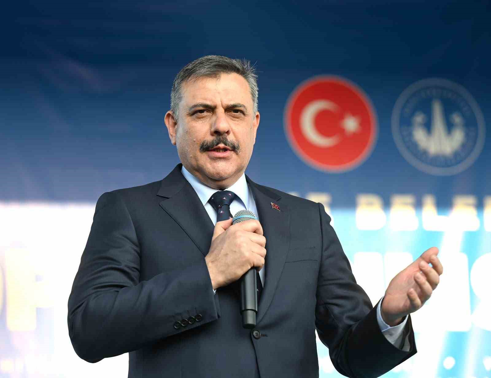 Bakan Çiftçi Aziziye’de toplu açılışlara katıldı