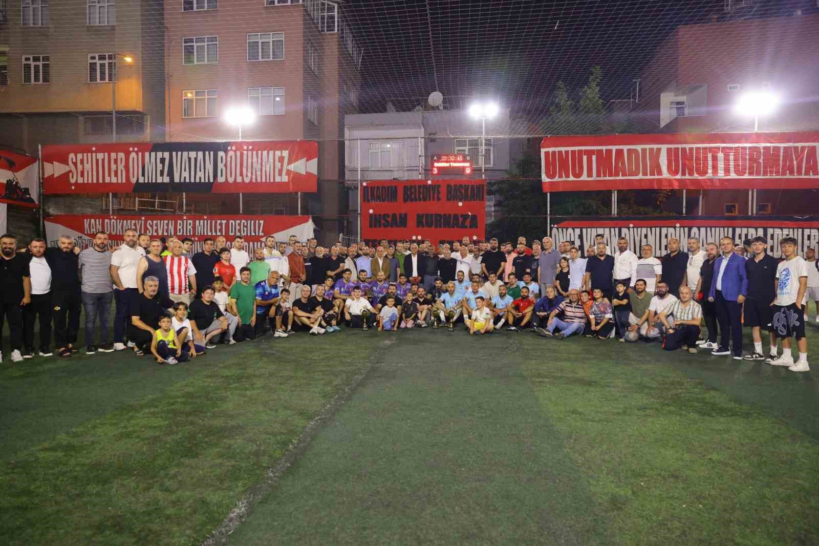 Samsun’da Şehitlere Saygı ve Vefa Futbol Turnuvası