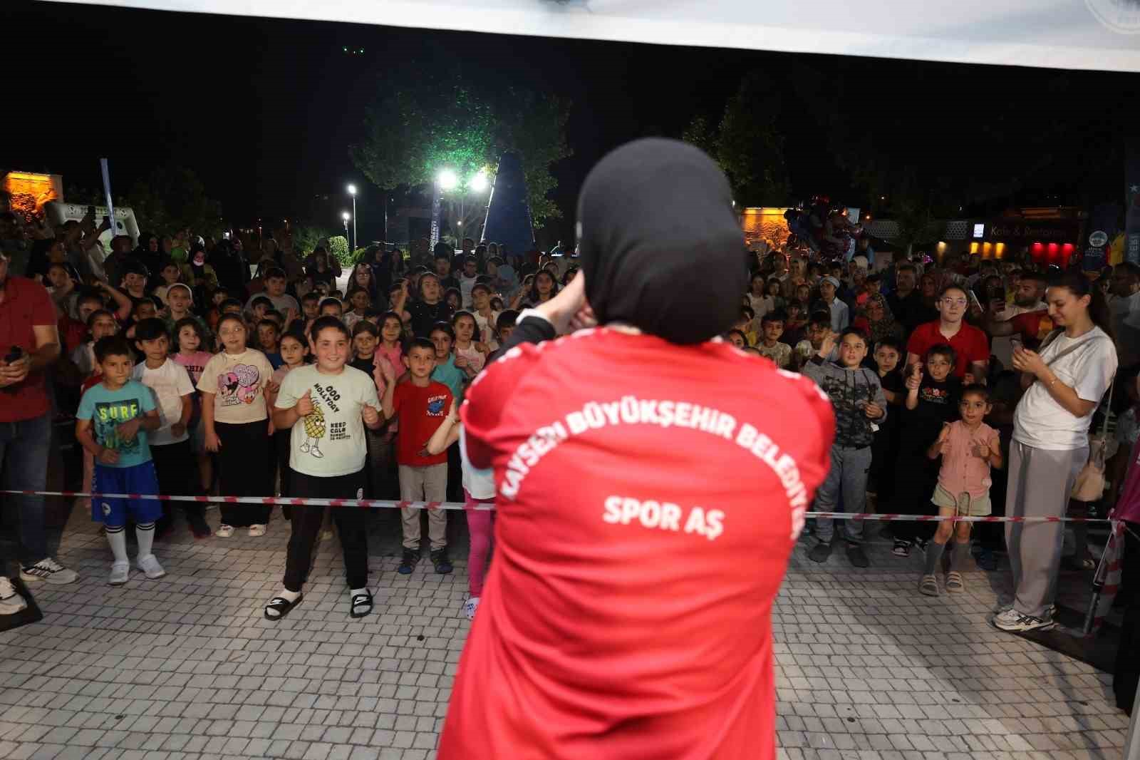 Spor A.Ş. çocuklarla Hacılar’da buluştu