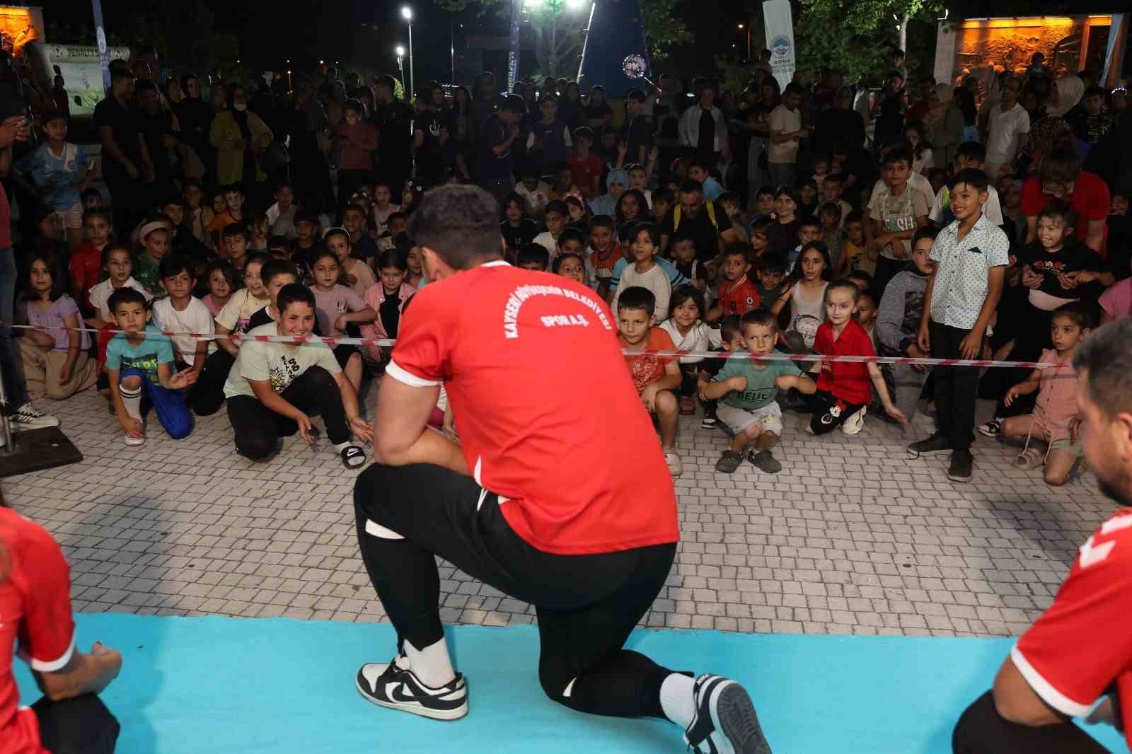 Spor A.Ş. çocuklarla Hacılar’da buluştu