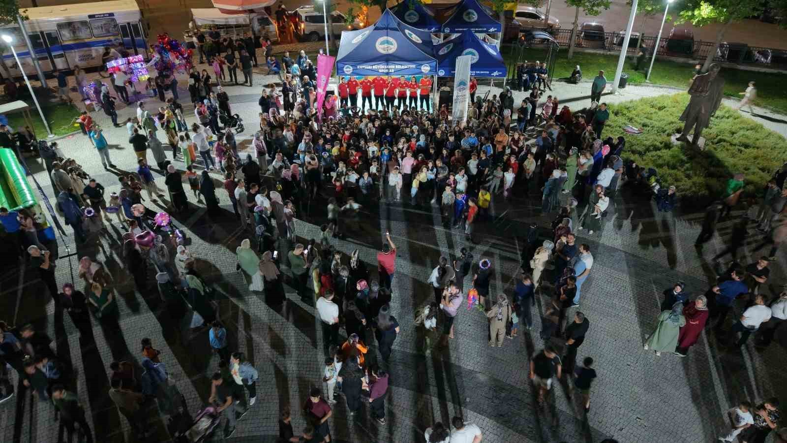 Spor A.Ş. çocuklarla Hacılar’da buluştu