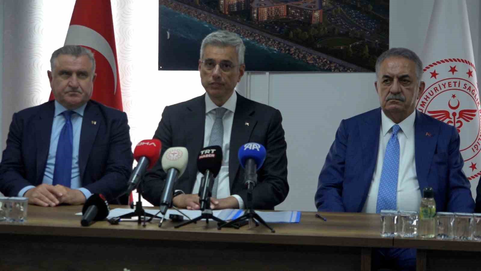 Sağlık Bakanı Memişoğlu: "Rize Şehir Hastanesi 2027 yılında hizmete girecek"