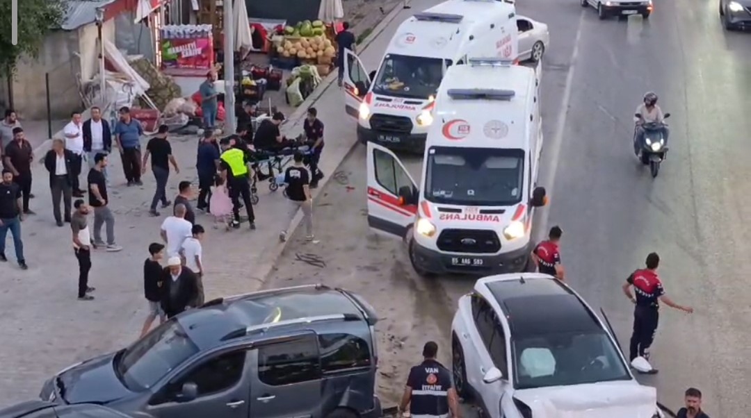 Van’da zincirleme trafik kazası: 1 yaralı