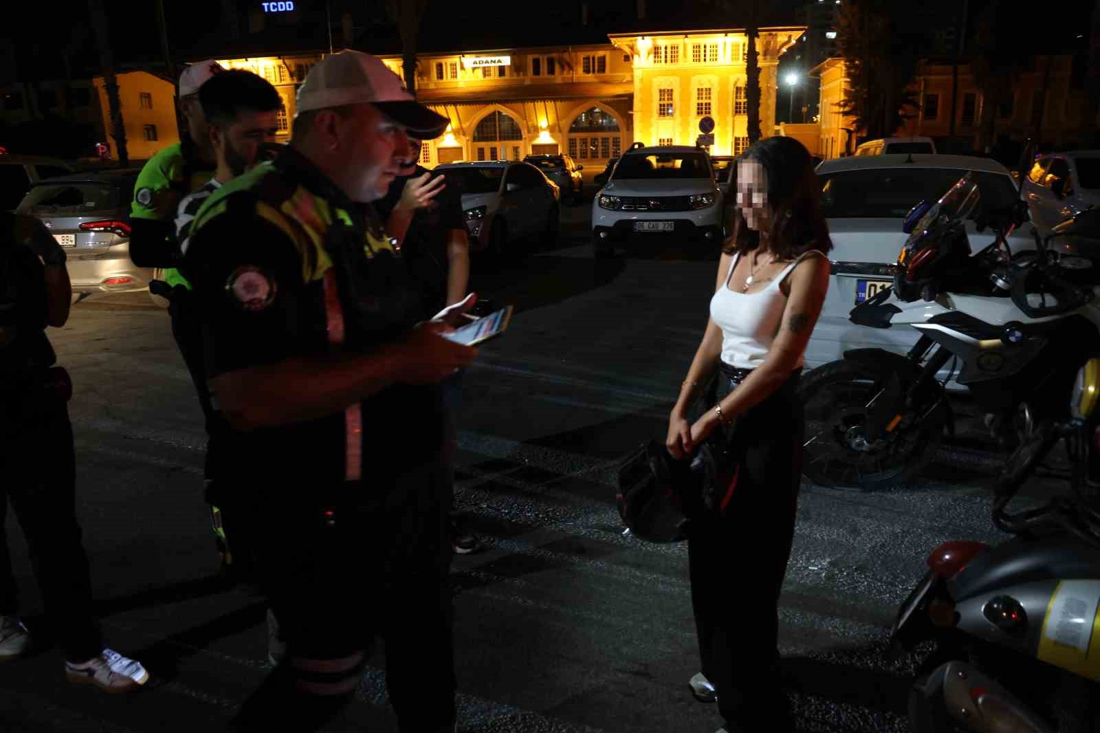 Adana’da trafik denetiminde 42 sürücüye ceza yağdı