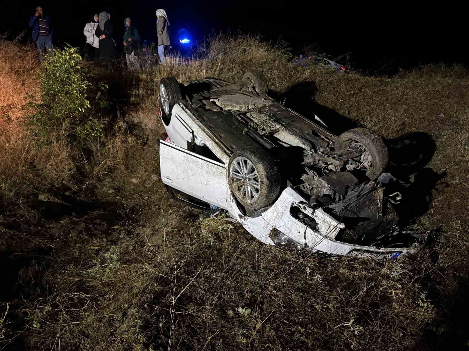 Kastamonu’da otomobil şarampole yuvarlandı: 1 yaralı