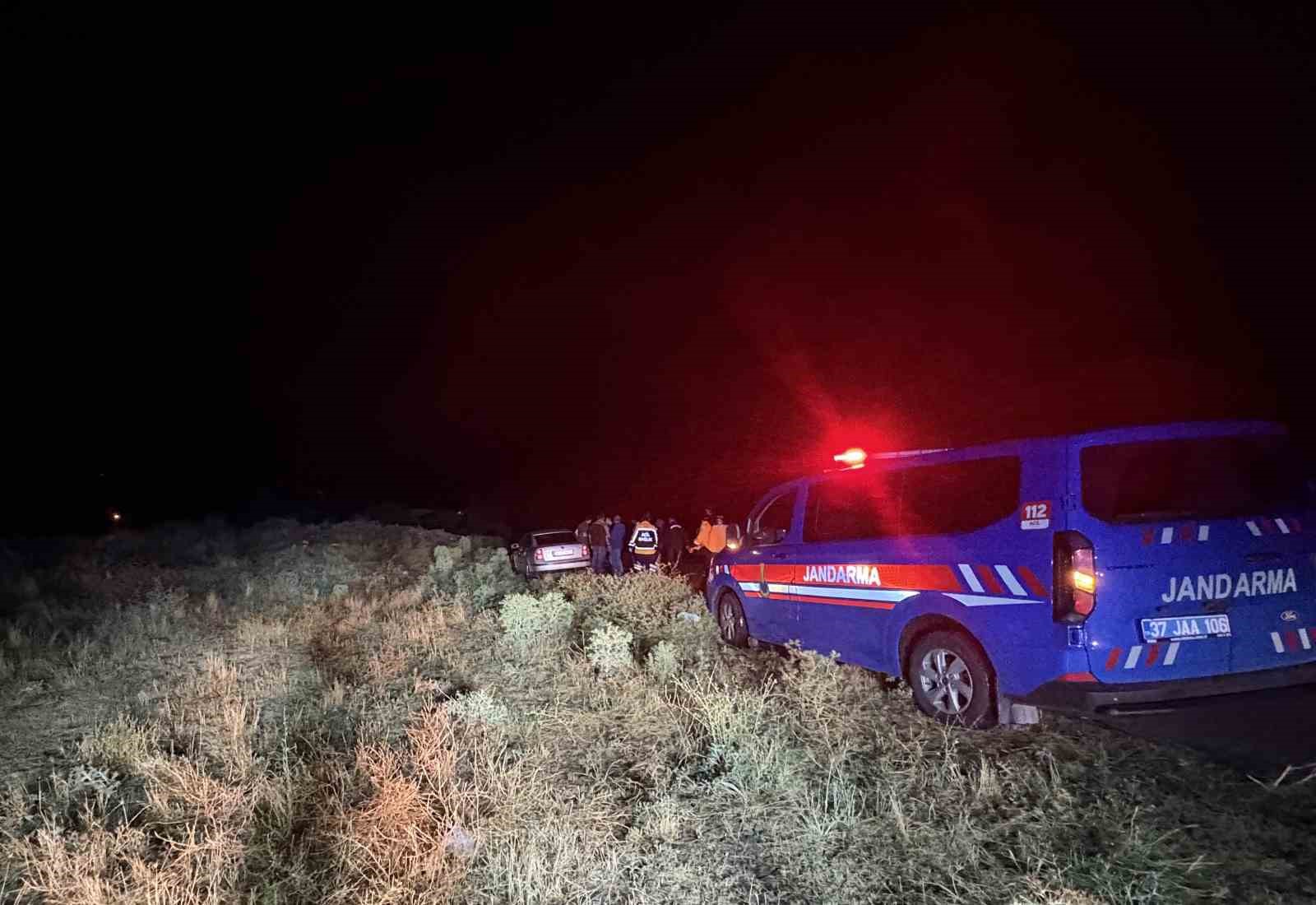 Kastamonu’da otomobil şarampole yuvarlandı: 1 yaralı