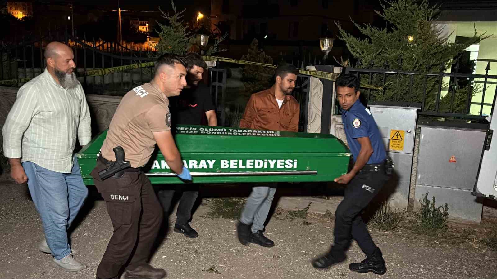 Aksaray’da villa bahçesindeki içki masasında cinayet: 1 ölü