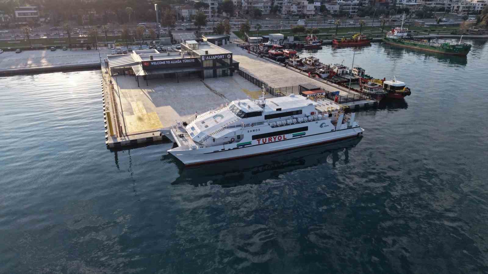 Aliağa-Midilli seferlerine yoğun ilgi: 3.5 ayda 25 bin yolcu taşındı