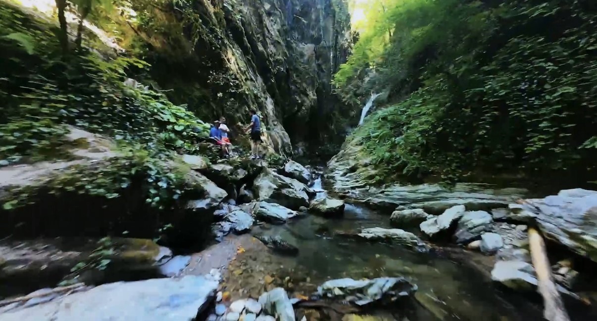 3 saatlik nefes kesen rota dron kamerasında