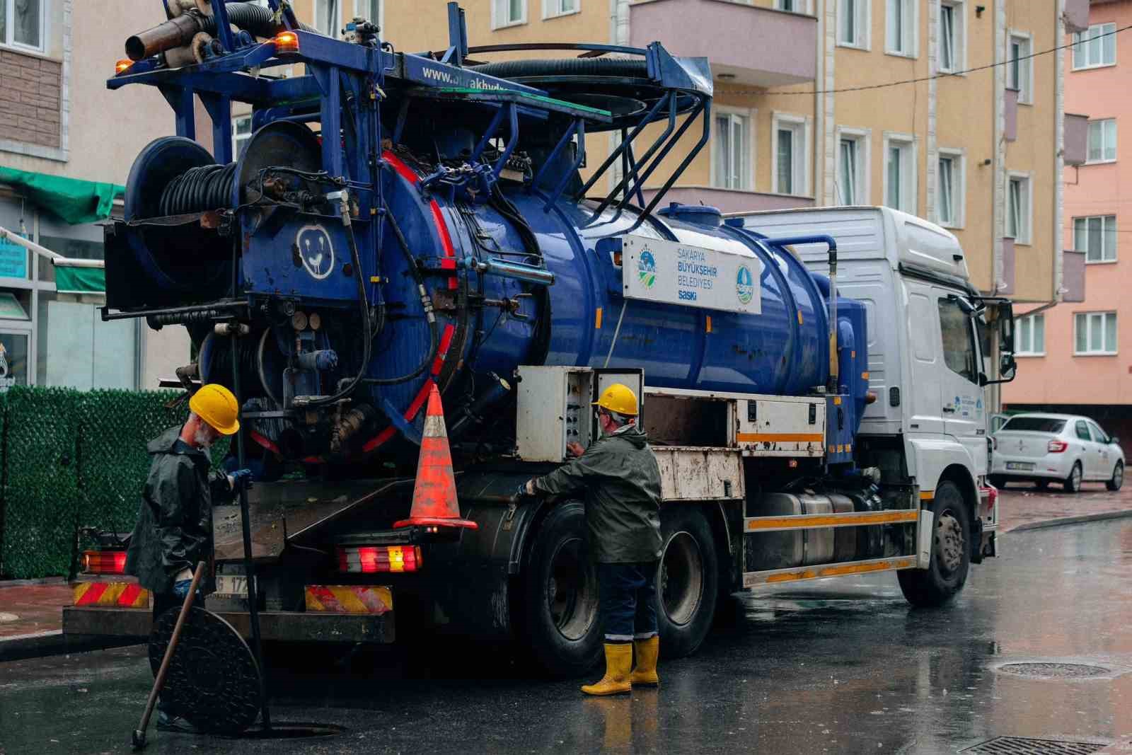Metrekareye 65 kilogram yağış düşen ilçede olumsuzluk yaşanmadı