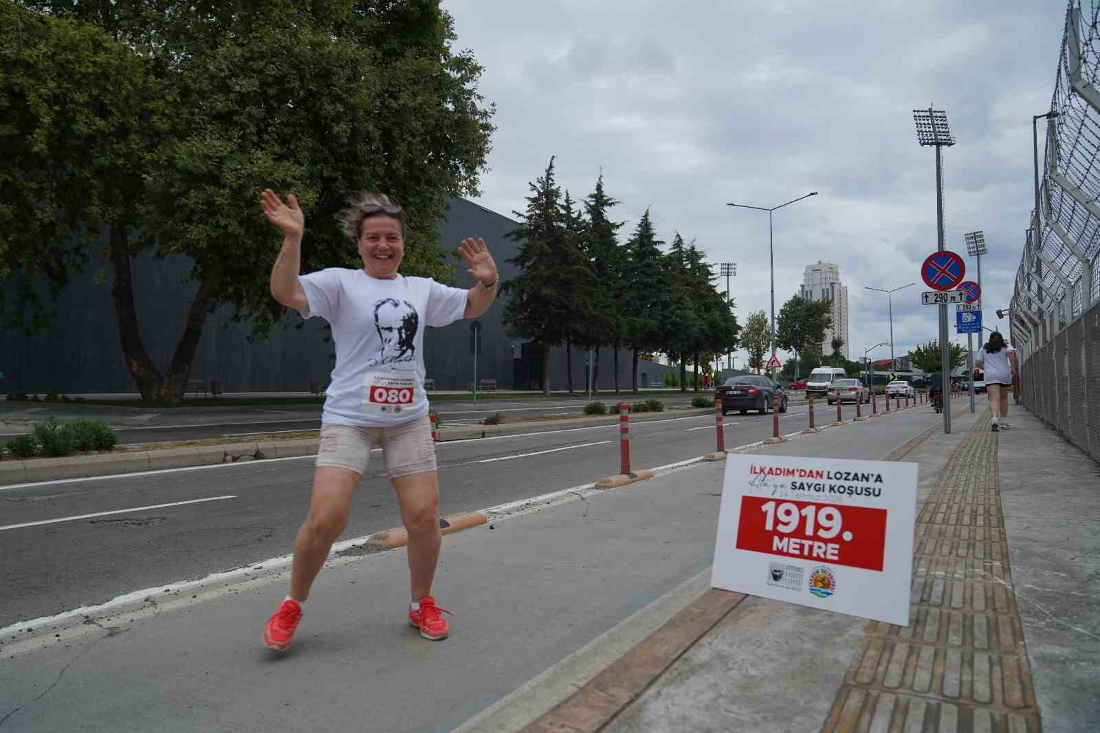 Samsun’da Lozan’ın 103. yılında Ata’ya Saygı Koşusu düzenlendi