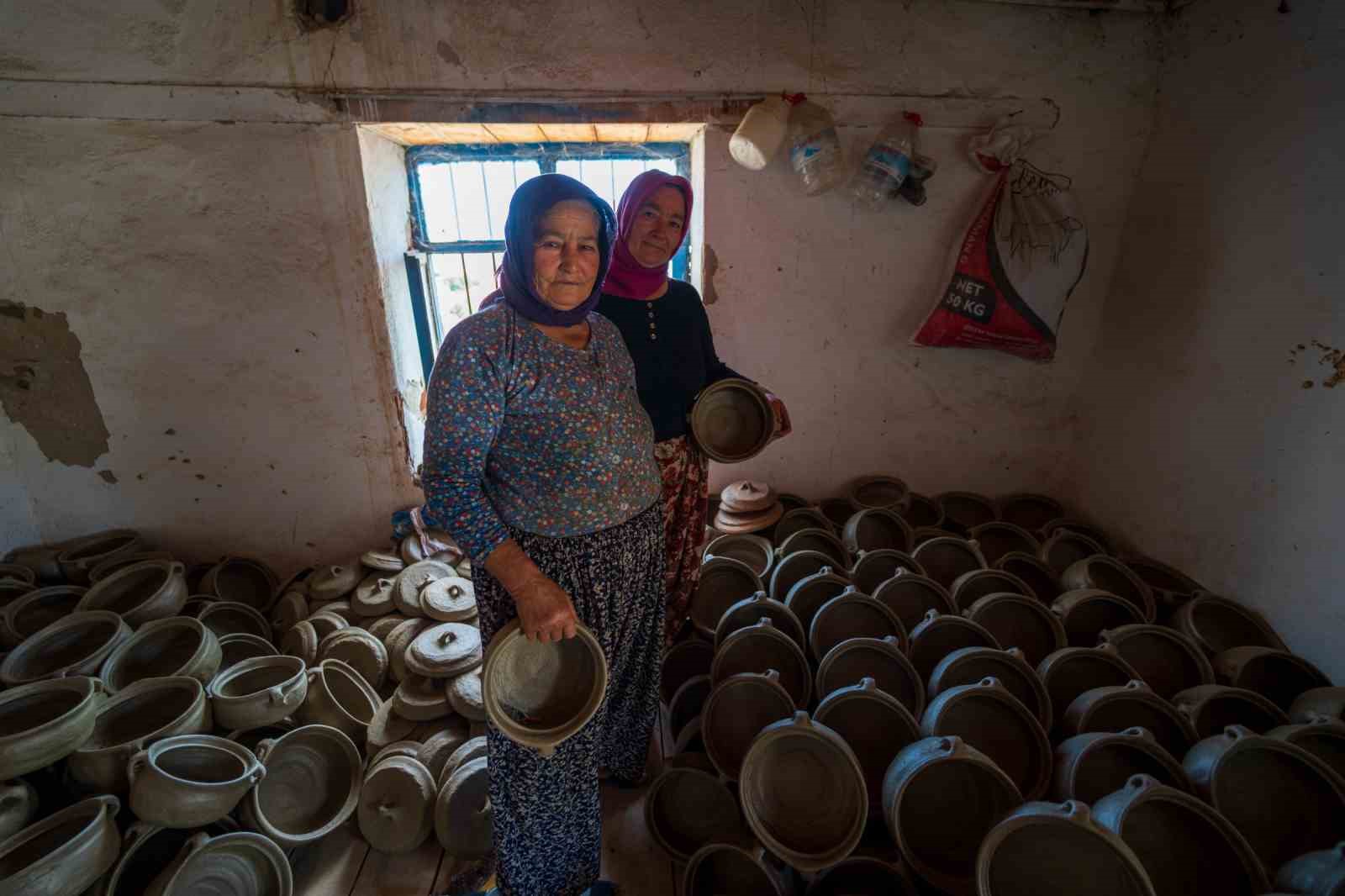 Binlerce yıllık gelenek çömlek üretimi kadın emeğiyle yaşatılıyor