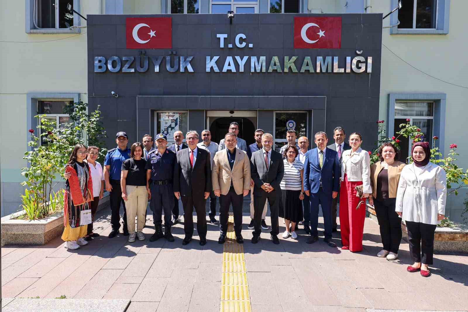 Vali Sözer’den Kaymakam Helvacı’ya iade-i ziyaret