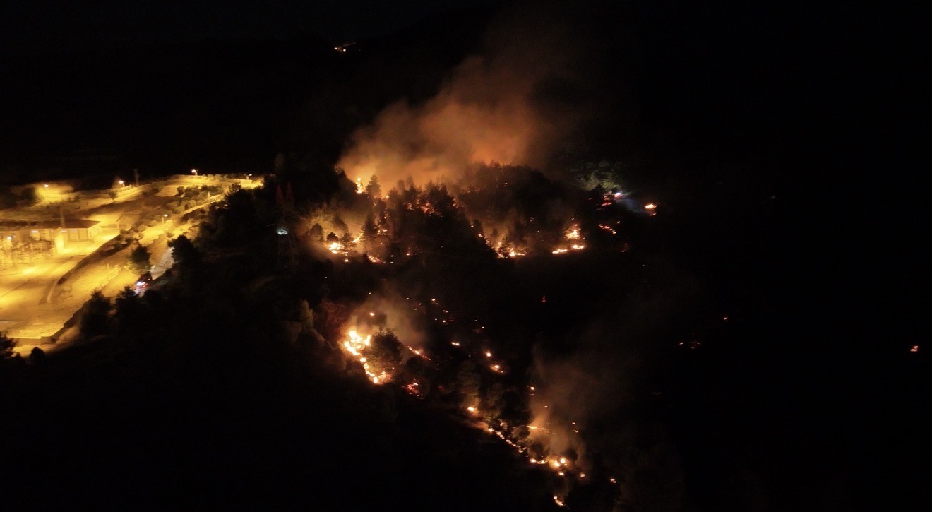 Adıyaman’da orman yangını