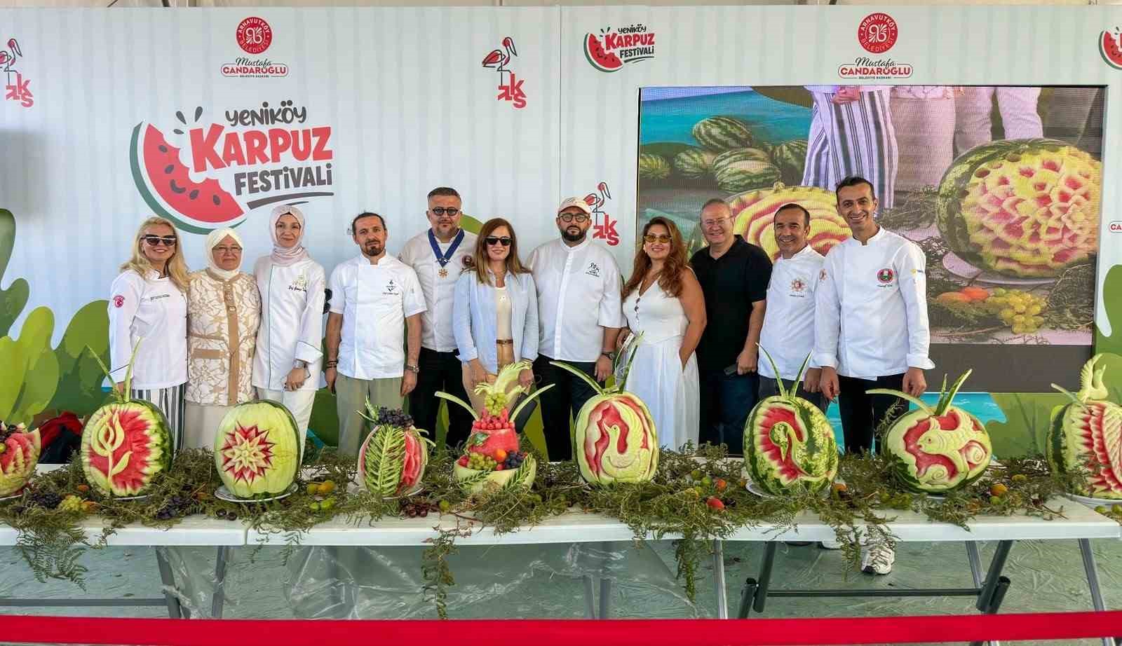 Arnavutköy’de Yeniköy Karpuz Festivali yoğun katılımla gerçekleştirildi