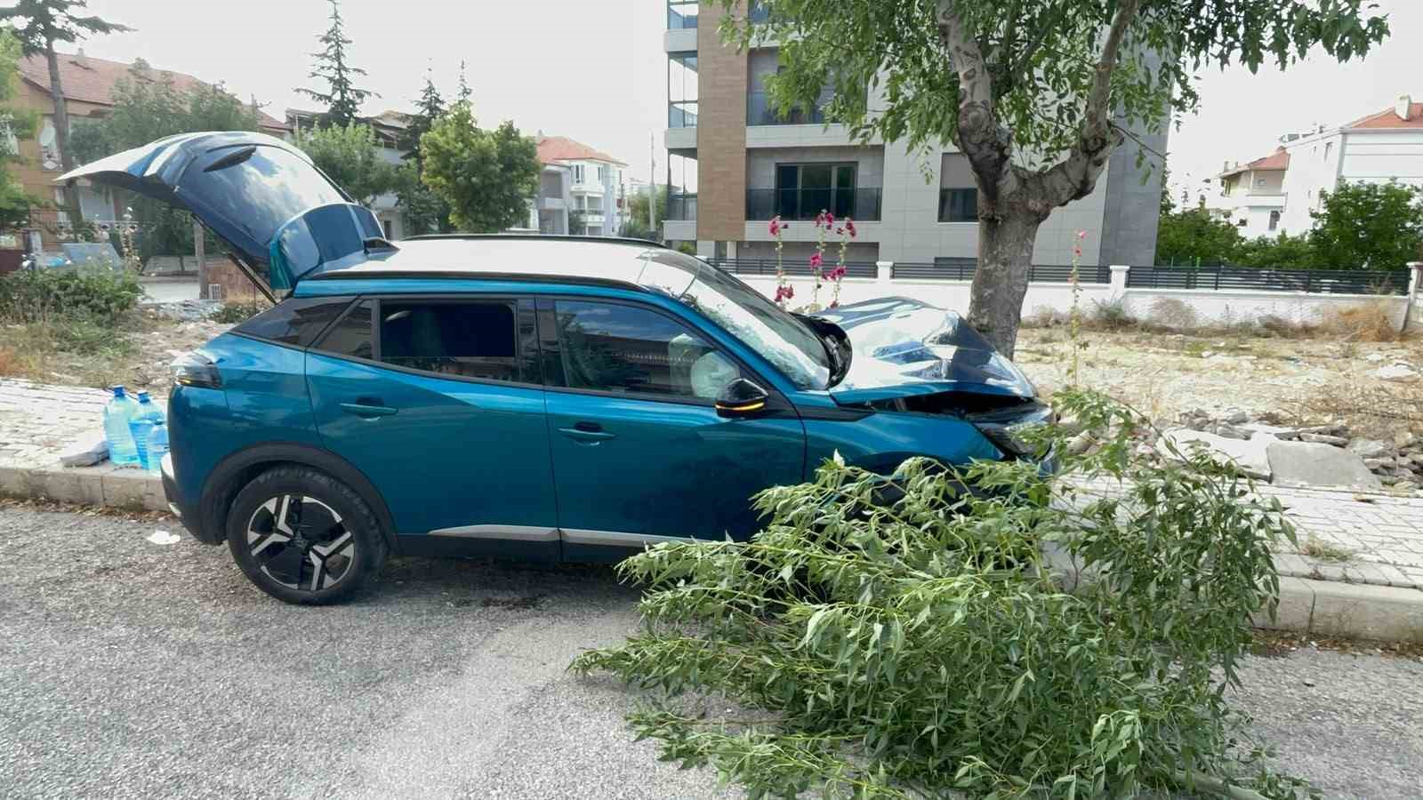 Karaman’da iki aracın karıştığı kazada 1 kişi yaralandı