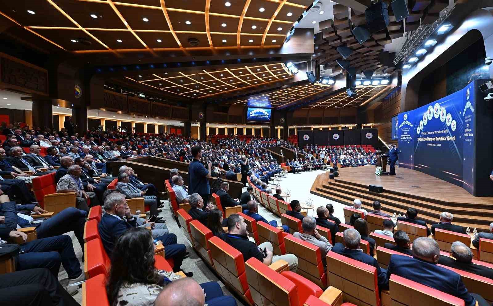 ETSO, TOBB akreditasyon sisteminde 5 yıldızlı oda statüsüne yükseldi