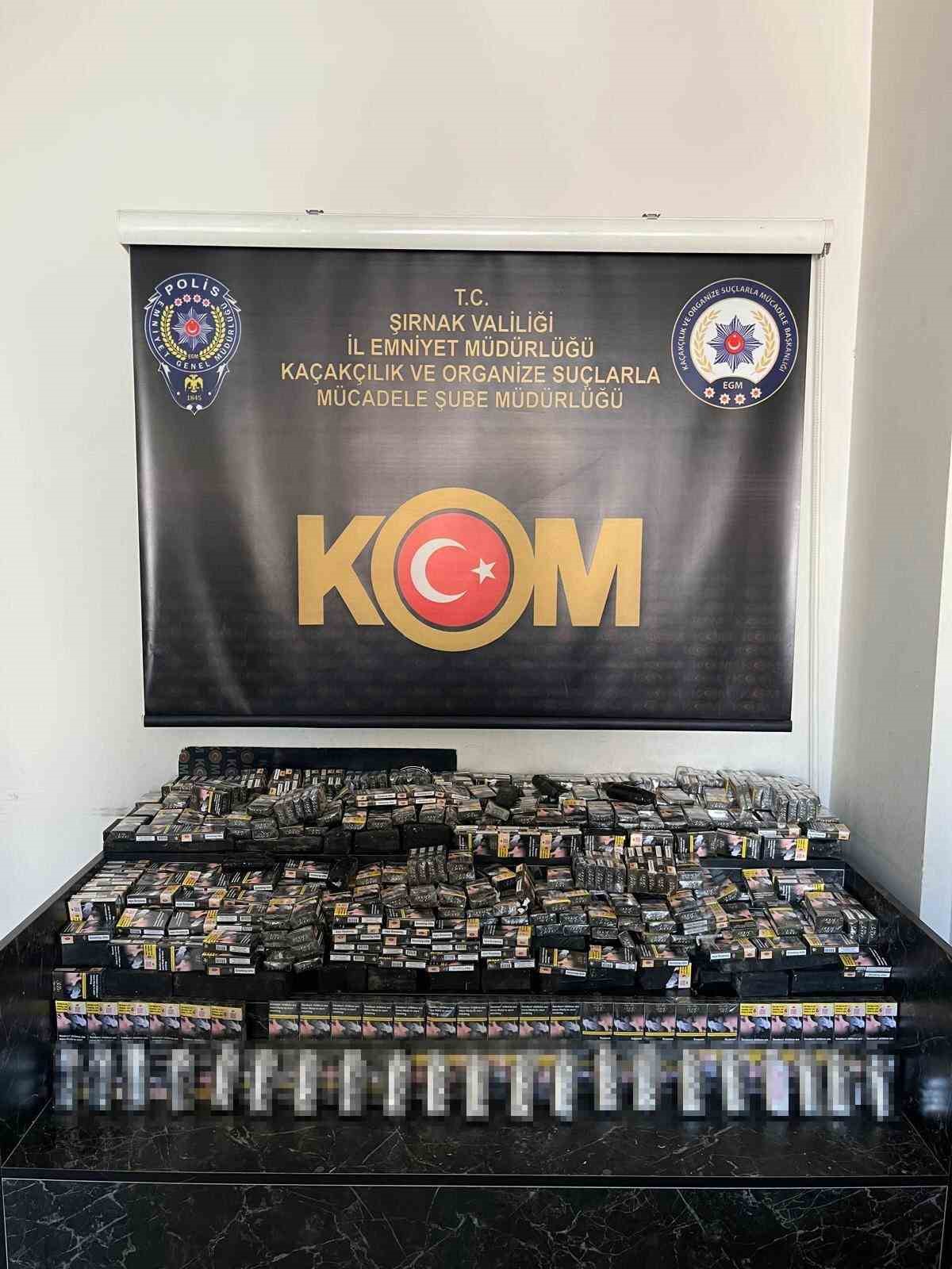 Şırnak’ta uyuşturucu ve kaçakçılık operasyonu: 3 tutuklama