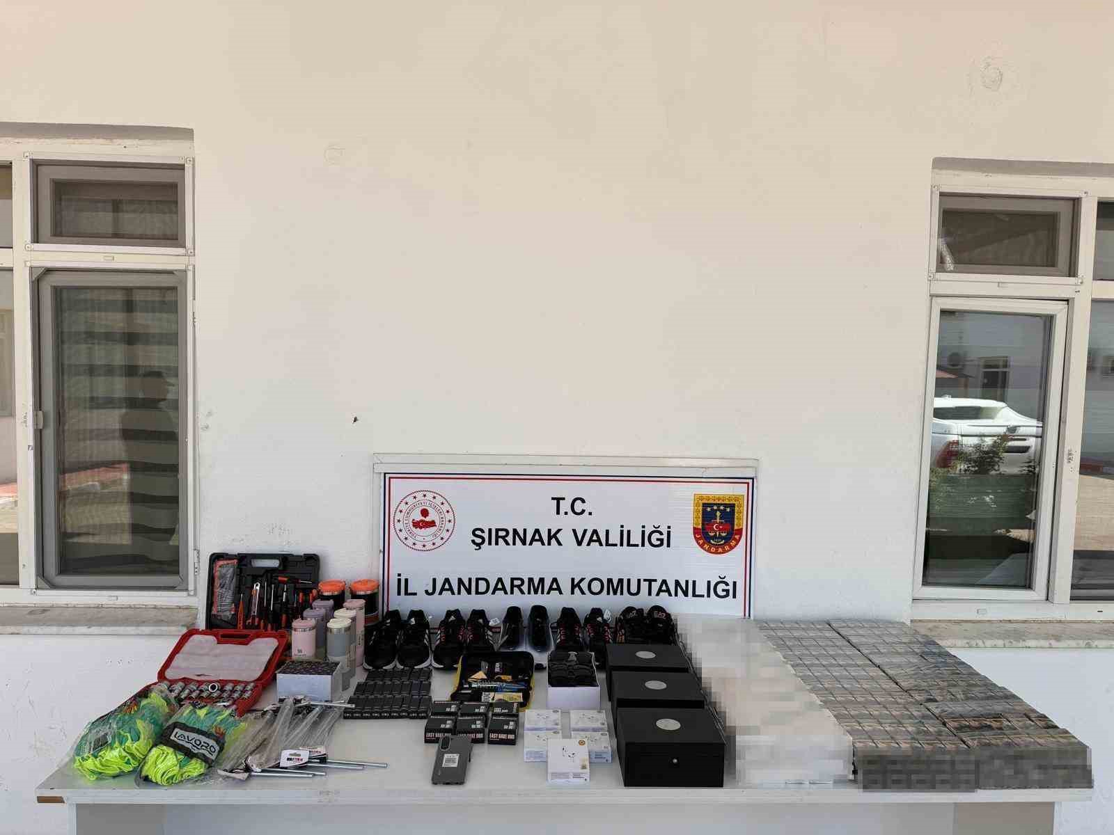 Şırnak’ta 9 milyon liralık kaçak ürün ele geçirildi