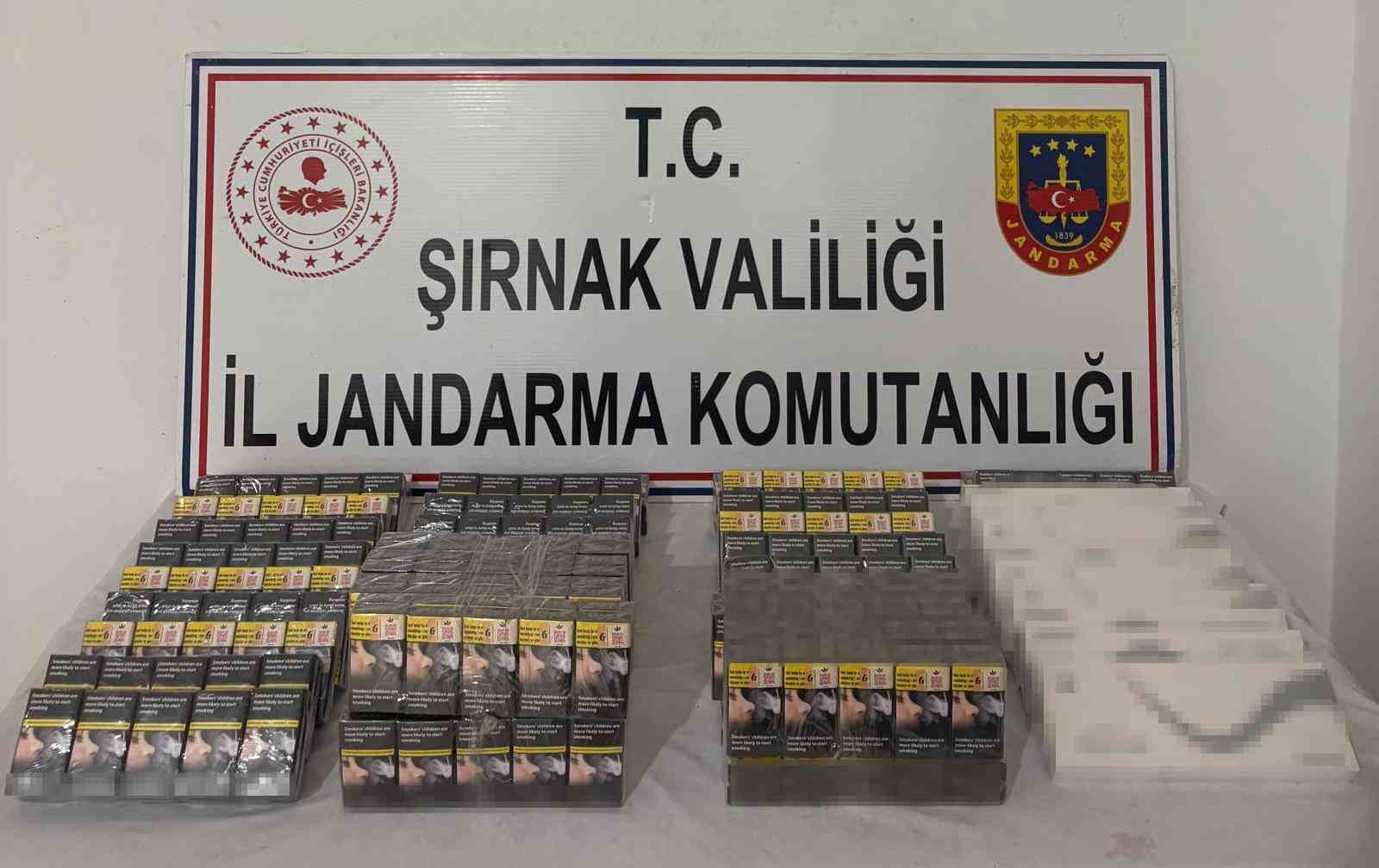 Şırnak’ta 9 milyon liralık kaçak ürün ele geçirildi