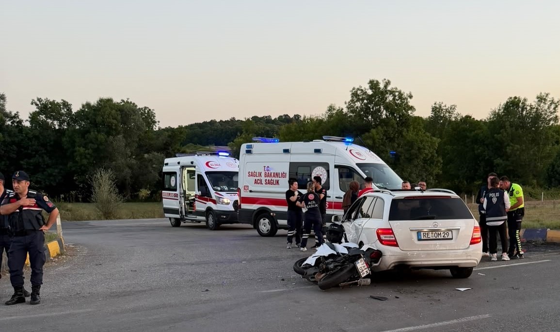 Zonguldak’ta kazada motosiklet sürücüsü hayatını kaybetti