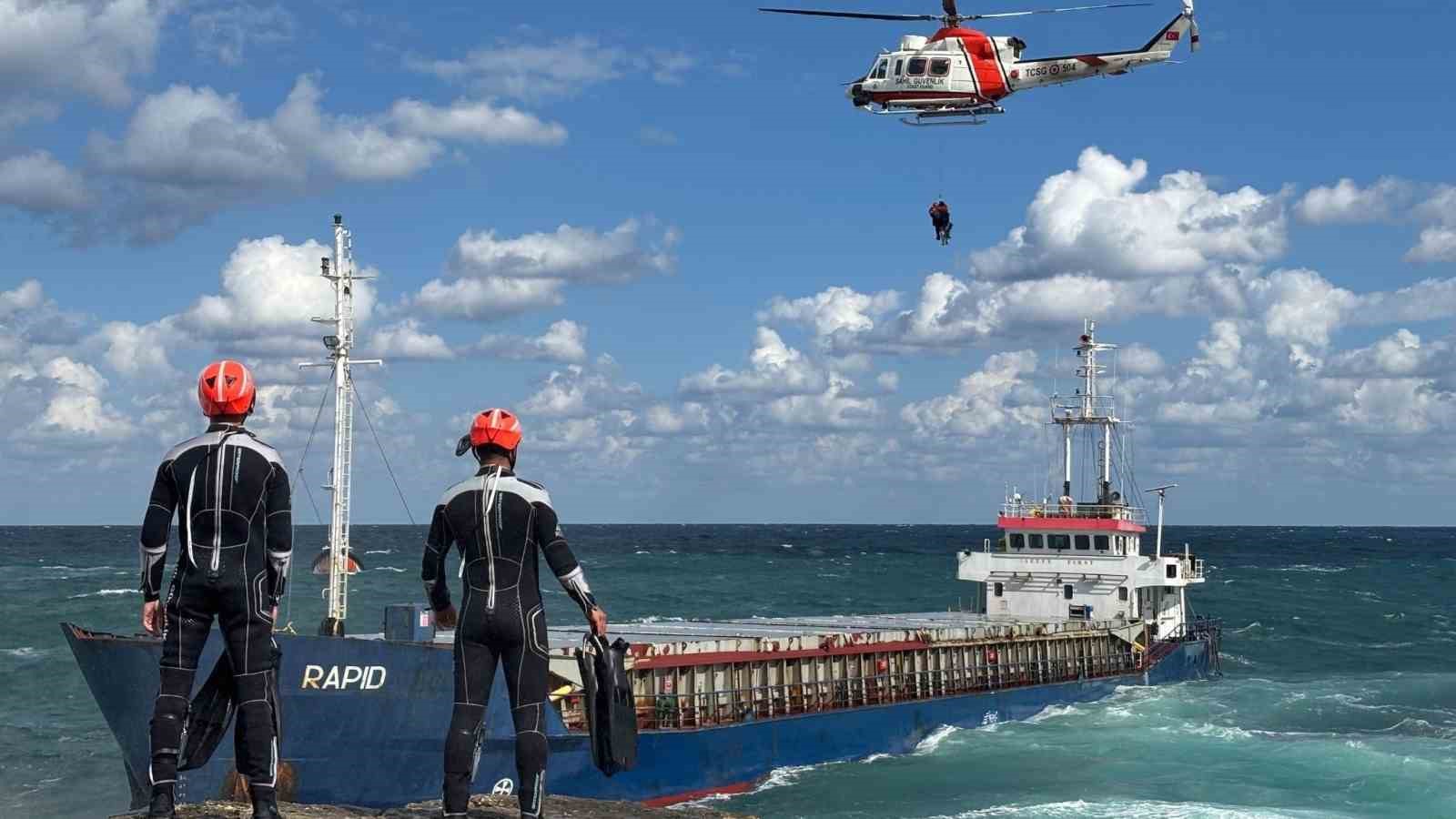 Karaya oturan "Rapid" gemisine alıcı çıkmadı