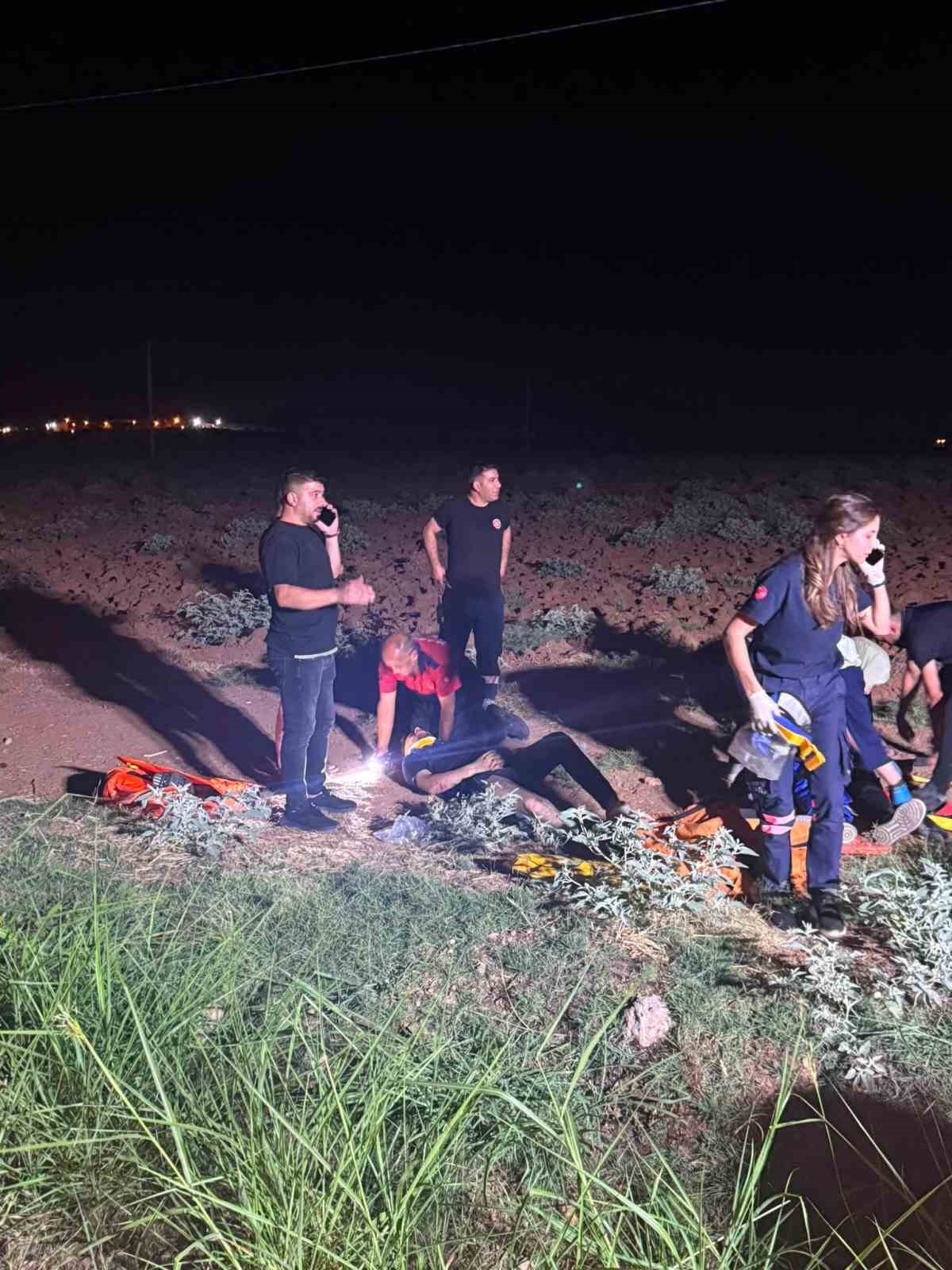 Mardin’de otomobil takla attı: 3 yaralı