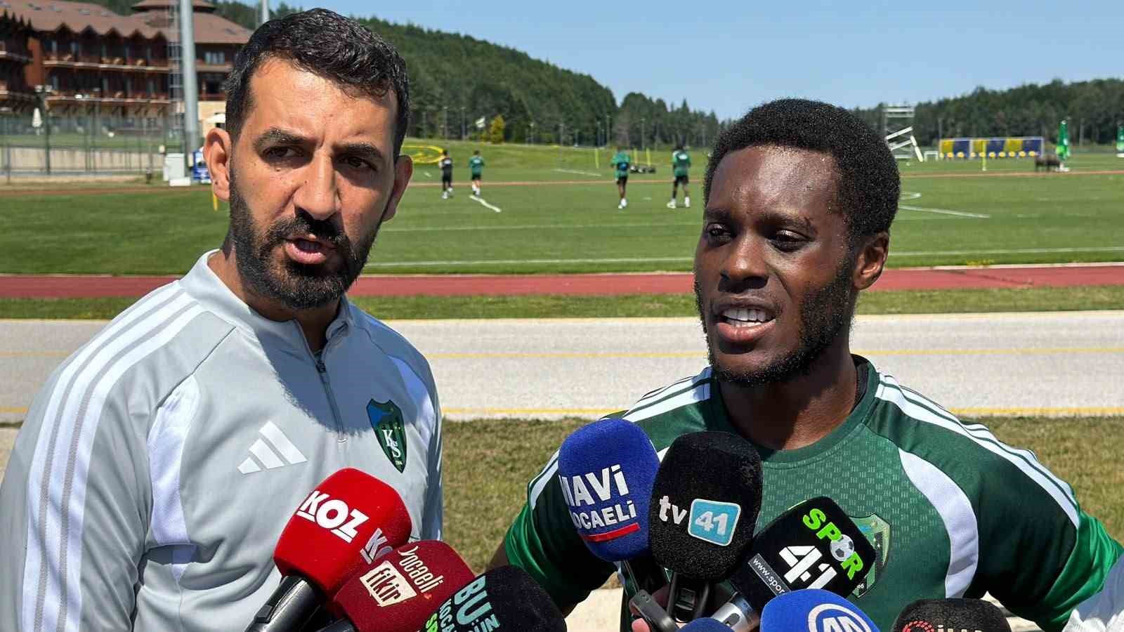 Kocaelisporlu Baku’dan taraftarlara: "Mesajımı sahada vereceğim"