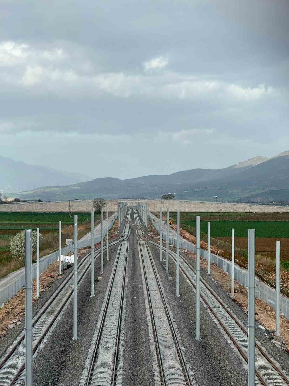 Osmaneli-Bursa hızlı tren hattında test süreci başlıyor