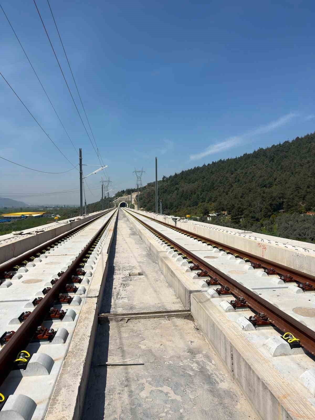 Osmaneli-Bursa hızlı tren hattında test süreci başlıyor