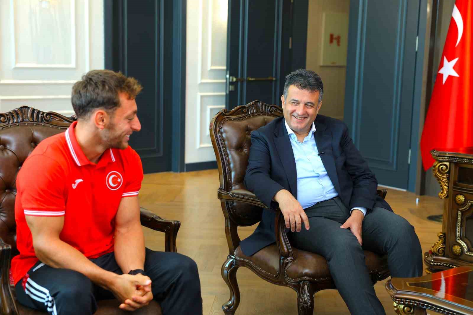 Başkan Doğan’dan Avrupa ikincisi milli sporcuya kutlama