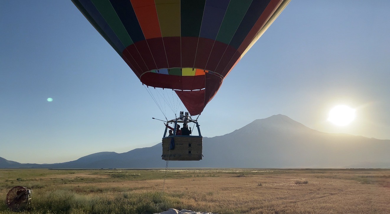 Terörden arındırılan Ağrı Dağı’nda balon turizmi başlıyor