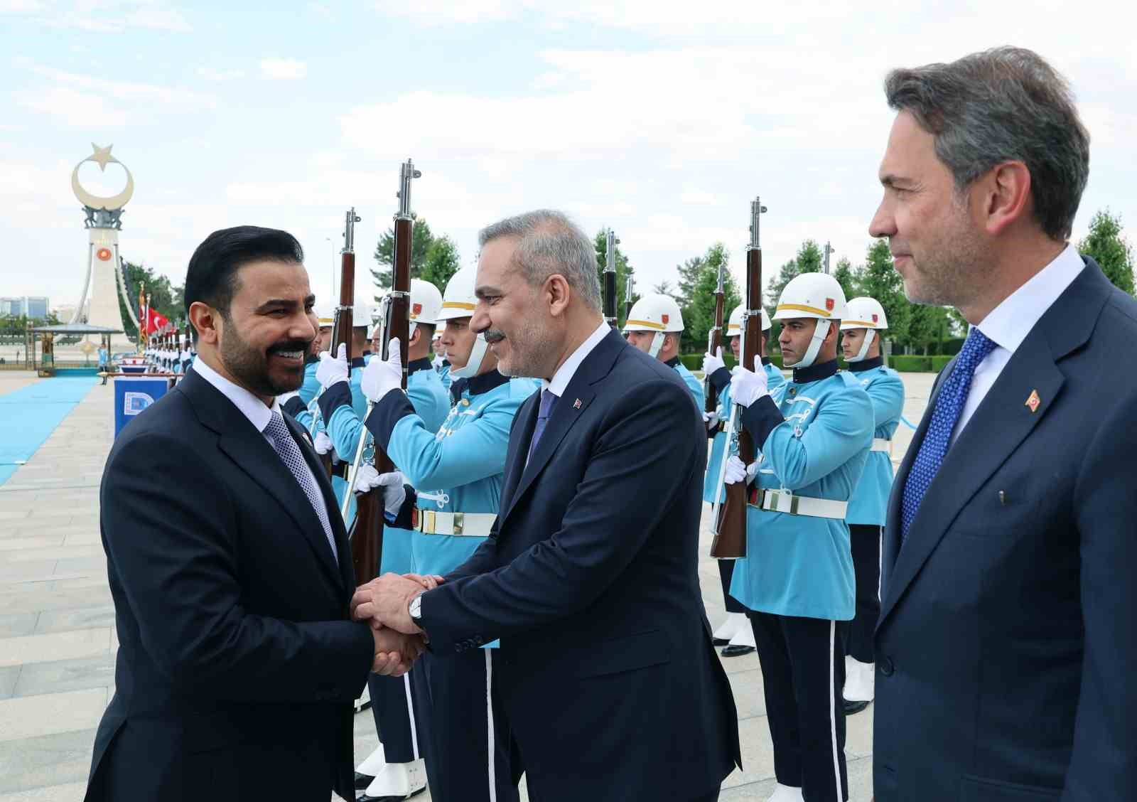 Cumhurbaşkanı Erdoğan, Irak Başbakanı Zeydi’yi törenle karşıladı