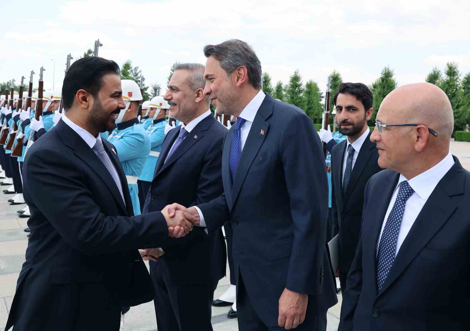 Cumhurbaşkanı Erdoğan, Irak Başbakanı Zeydi’yi törenle karşıladı