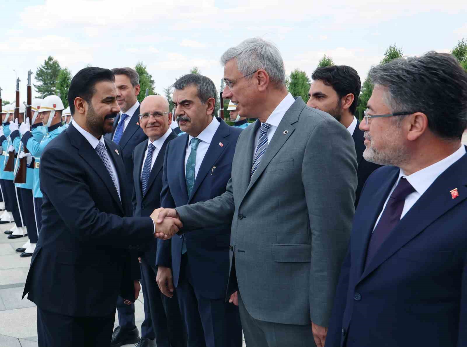 Cumhurbaşkanı Erdoğan, Irak Başbakanı Zeydi’yi törenle karşıladı
