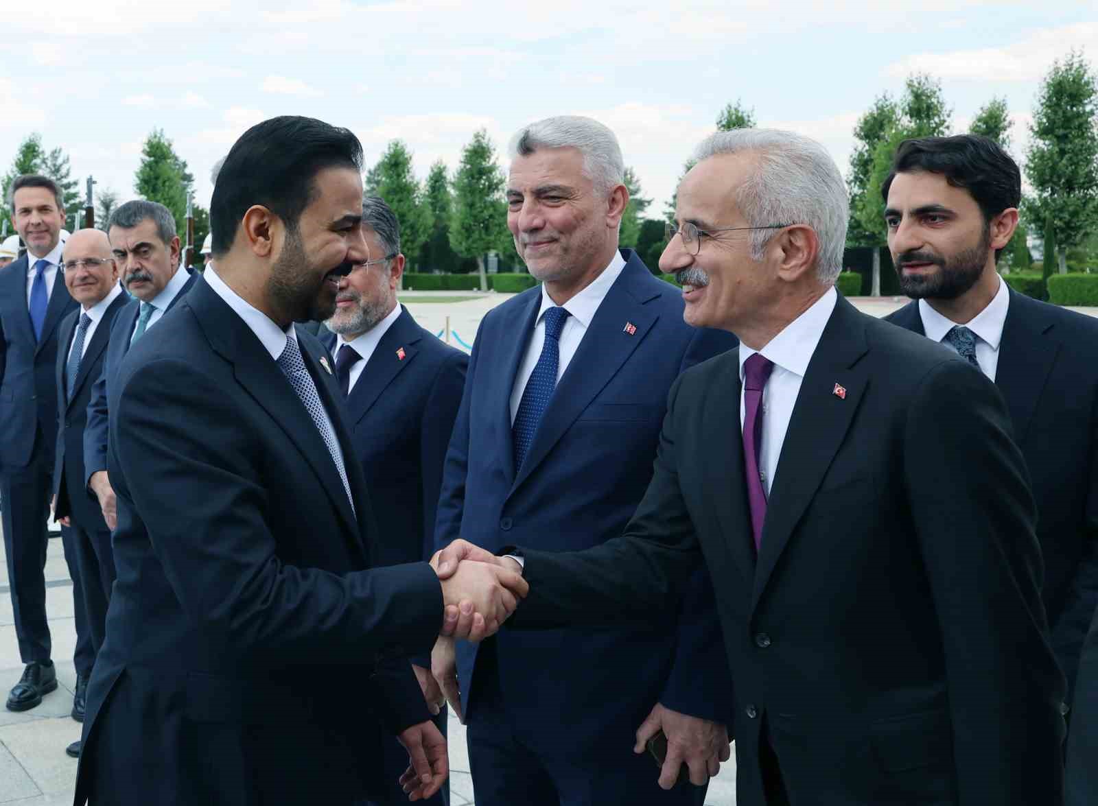 Cumhurbaşkanı Erdoğan, Irak Başbakanı Zeydi’yi törenle karşıladı
