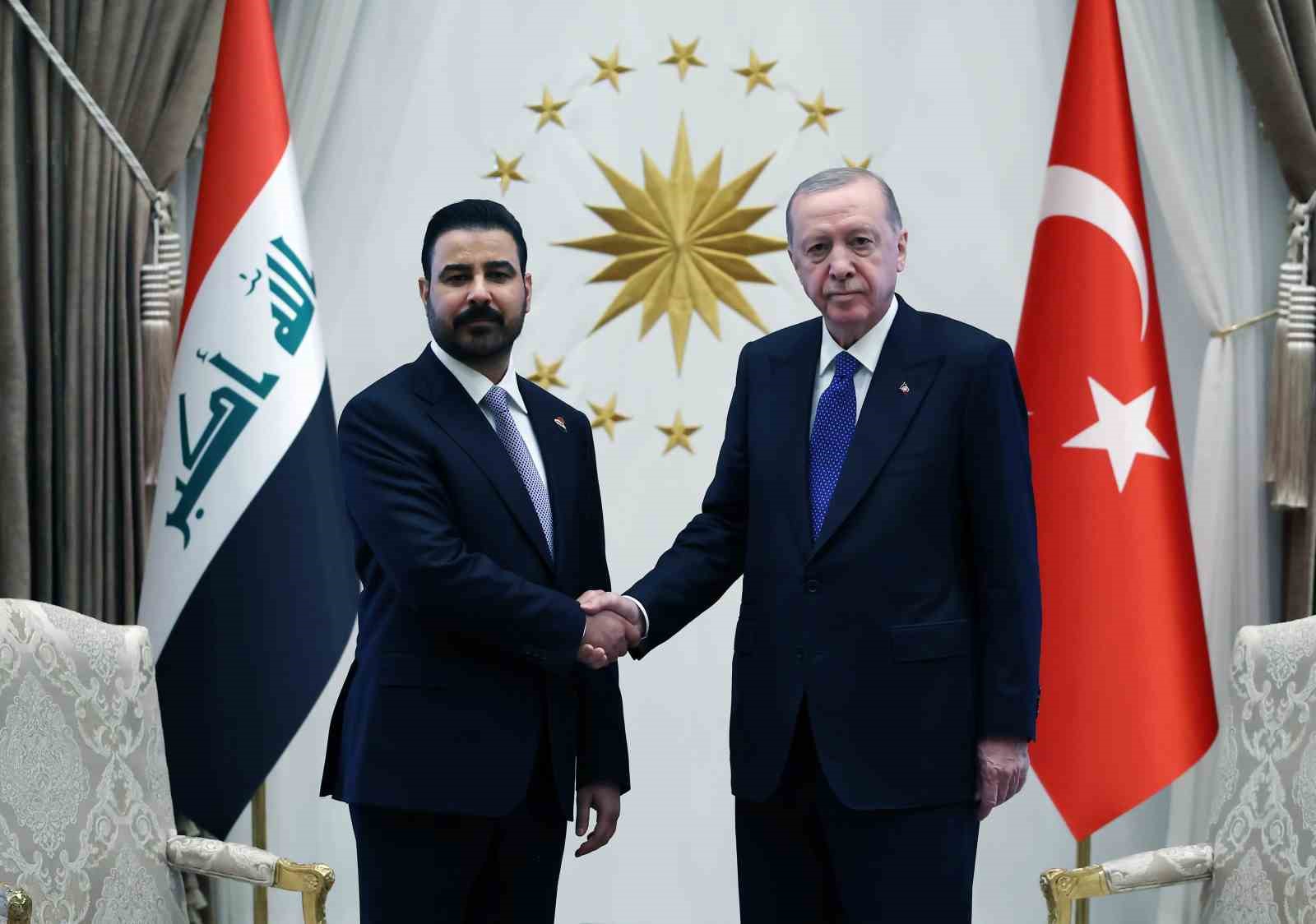 Cumhurbaşkanı Erdoğan, Irak Başbakanı Zeydi’yi törenle karşıladı