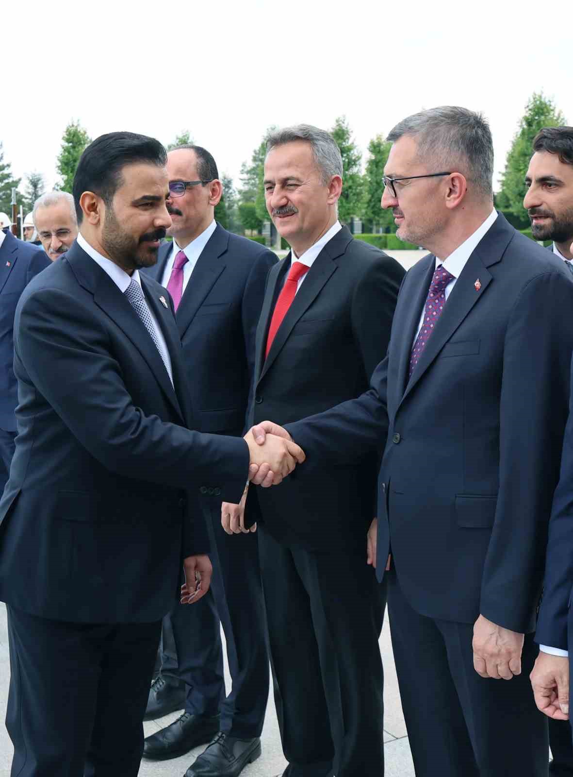 Cumhurbaşkanı Erdoğan, Irak Başbakanı Zeydi’yi törenle karşıladı