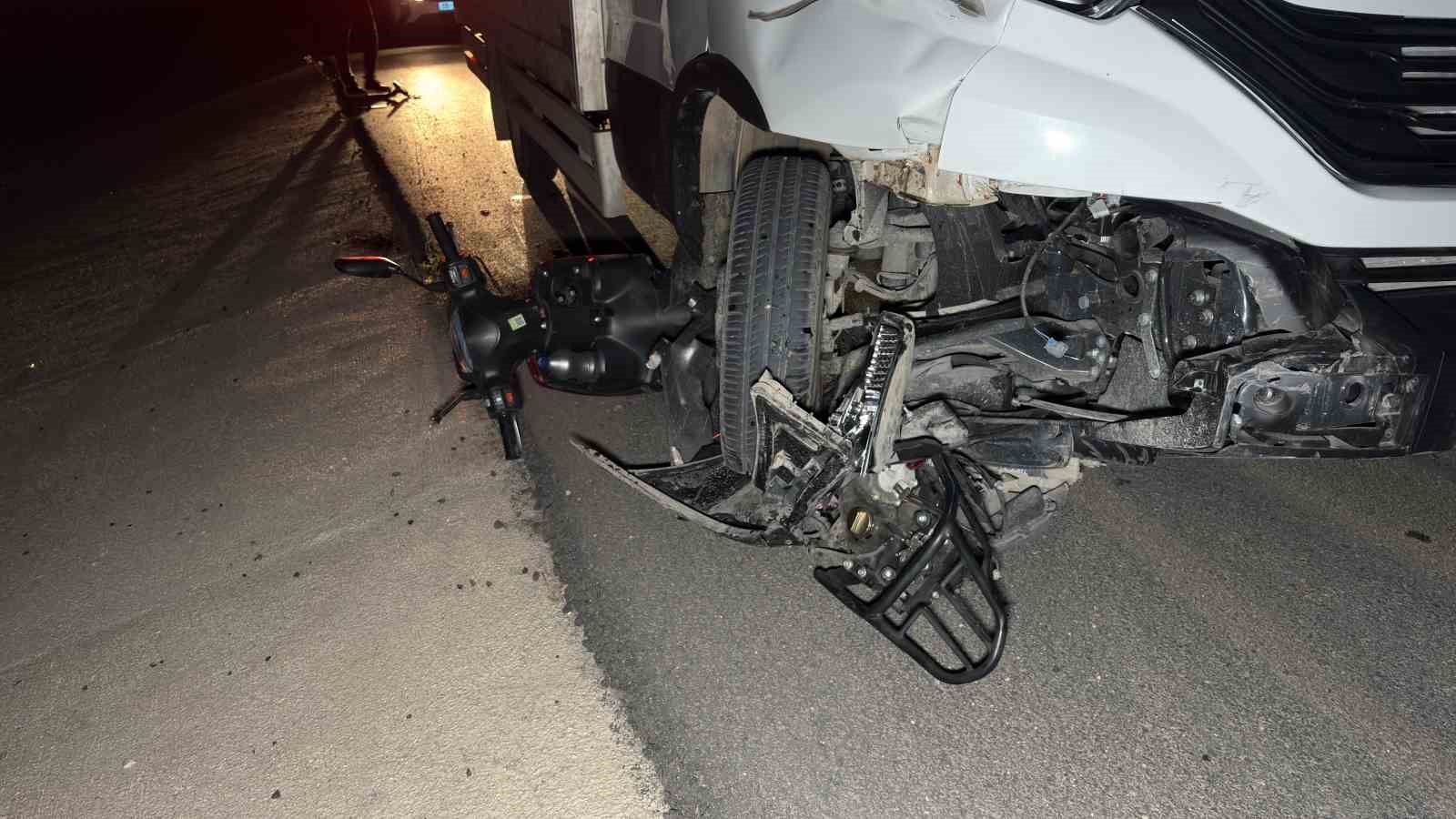Çorum’da kamyonetle çarpışan motosikletin sürücüsü hayatını kaybetti