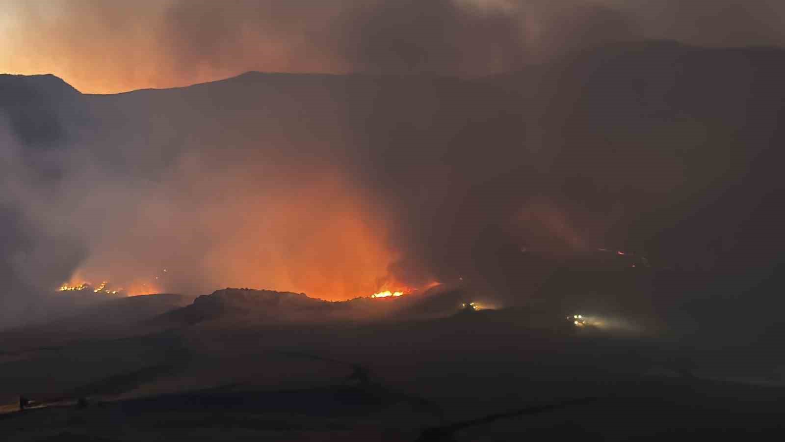Adıyaman’da ormanlık alanda yangın