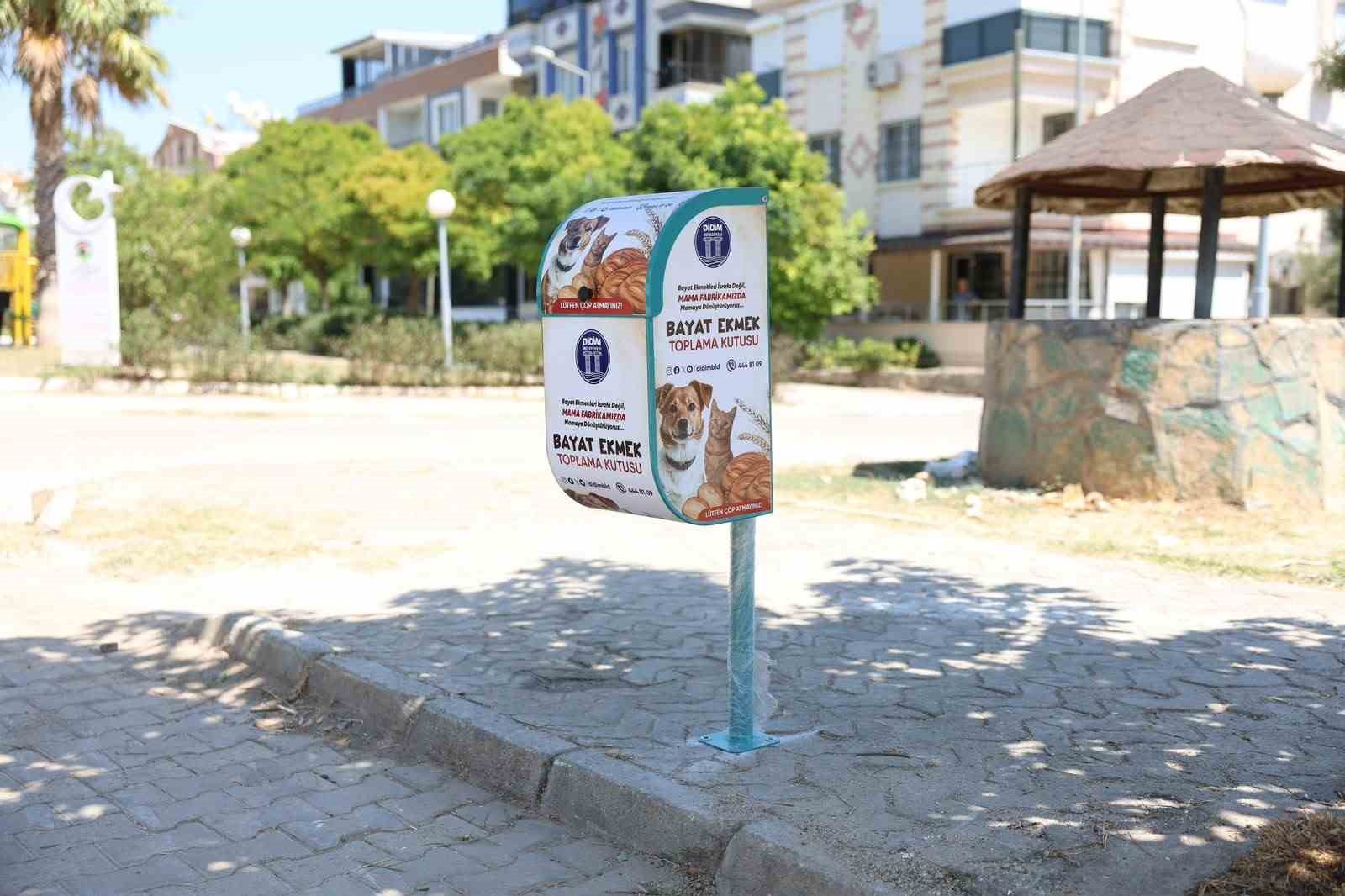 Didim Belediyesi bayat ekmek kutularını kent genelinde yaygınlaştırıyor