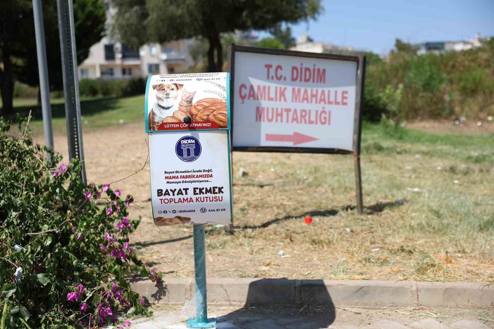 Didim Belediyesi bayat ekmek kutularını kent genelinde yaygınlaştırıyor