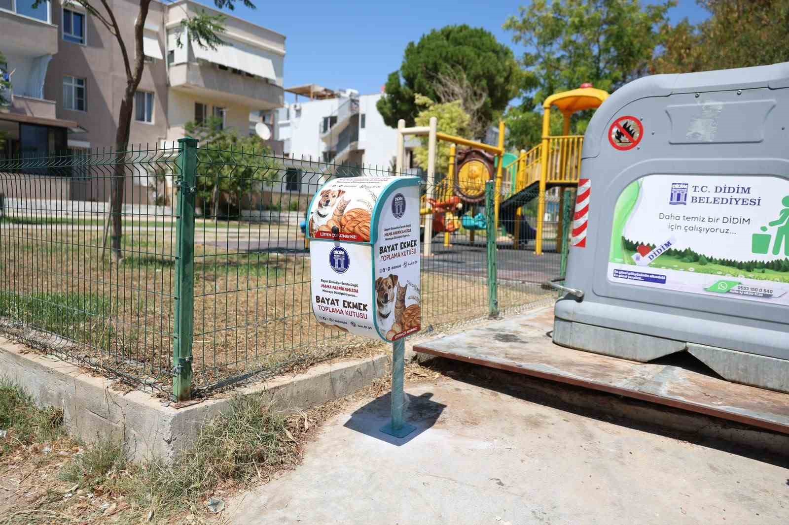 Didim Belediyesi bayat ekmek kutularını kent genelinde yaygınlaştırıyor