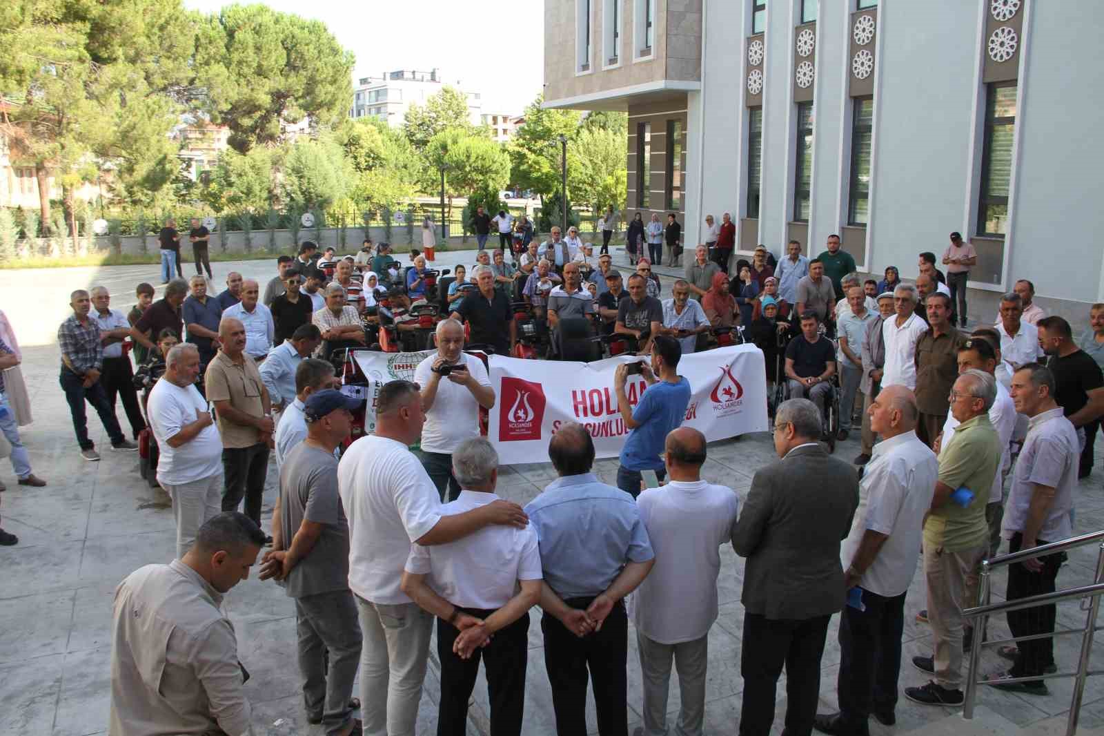 Avrupa’dan Samsun’a engelleri aşan dayanışma: 113 engellinin araç sevinci