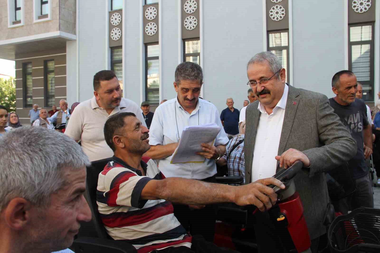 Avrupa’dan Samsun’a engelleri aşan dayanışma: 113 engellinin araç sevinci