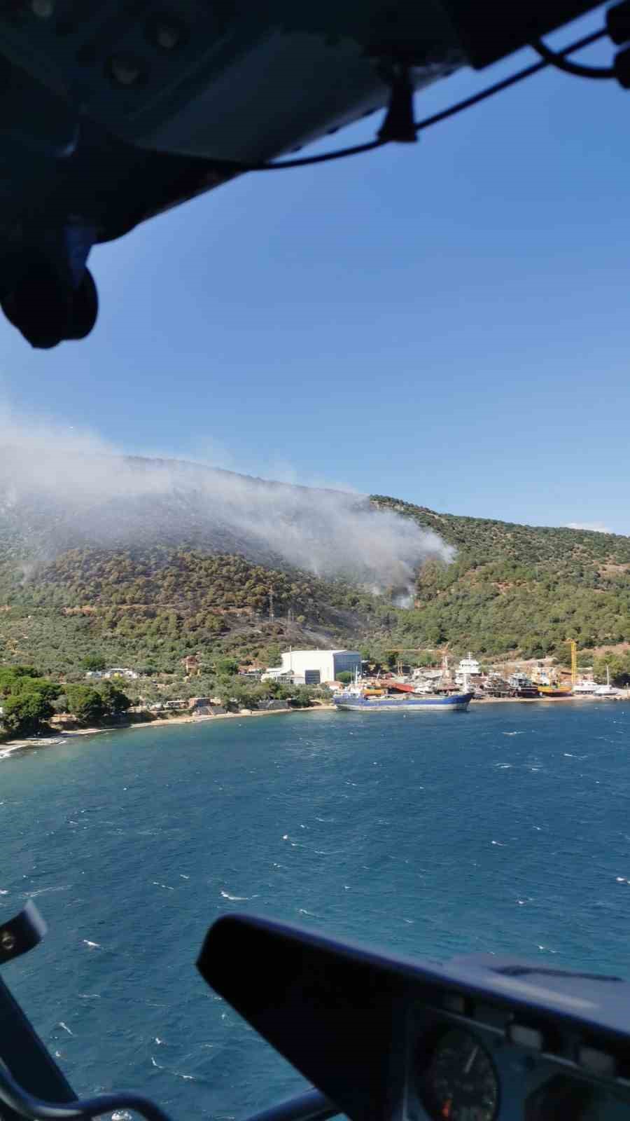 Yalova’daki orman yangını söndürüldü, bölgede soğutma çalışmaları sürüyor