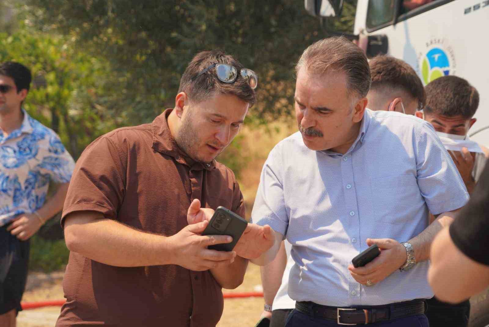 Edremit Kaymakamı Odabaş’tan yangın açıklaması