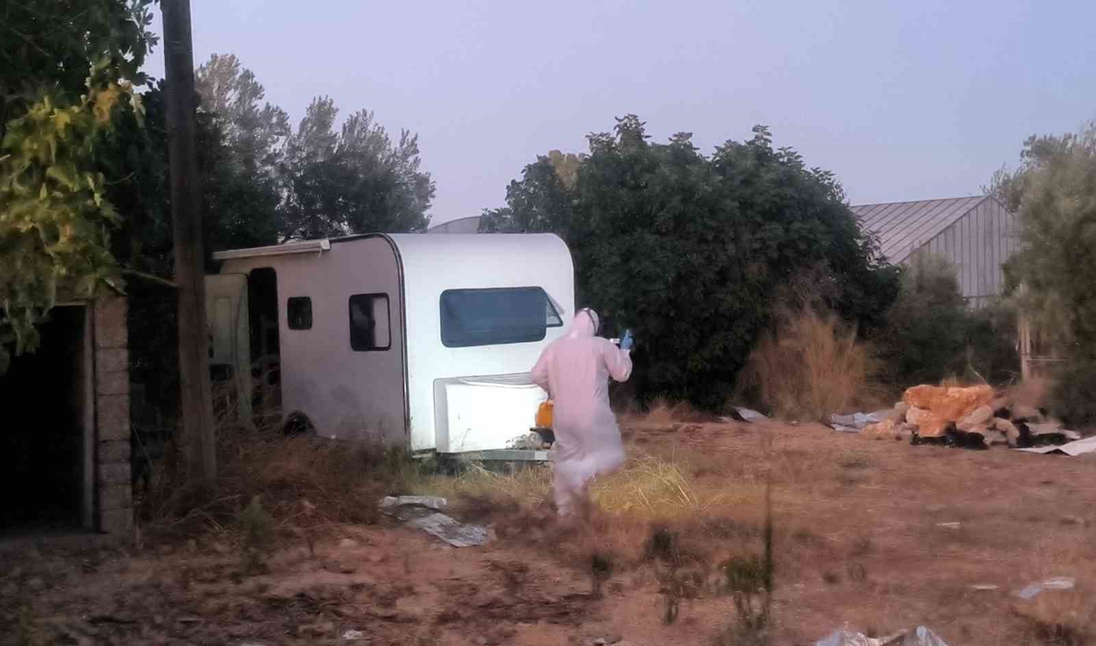 Kaldığı karavanda ölü olarak bulundu