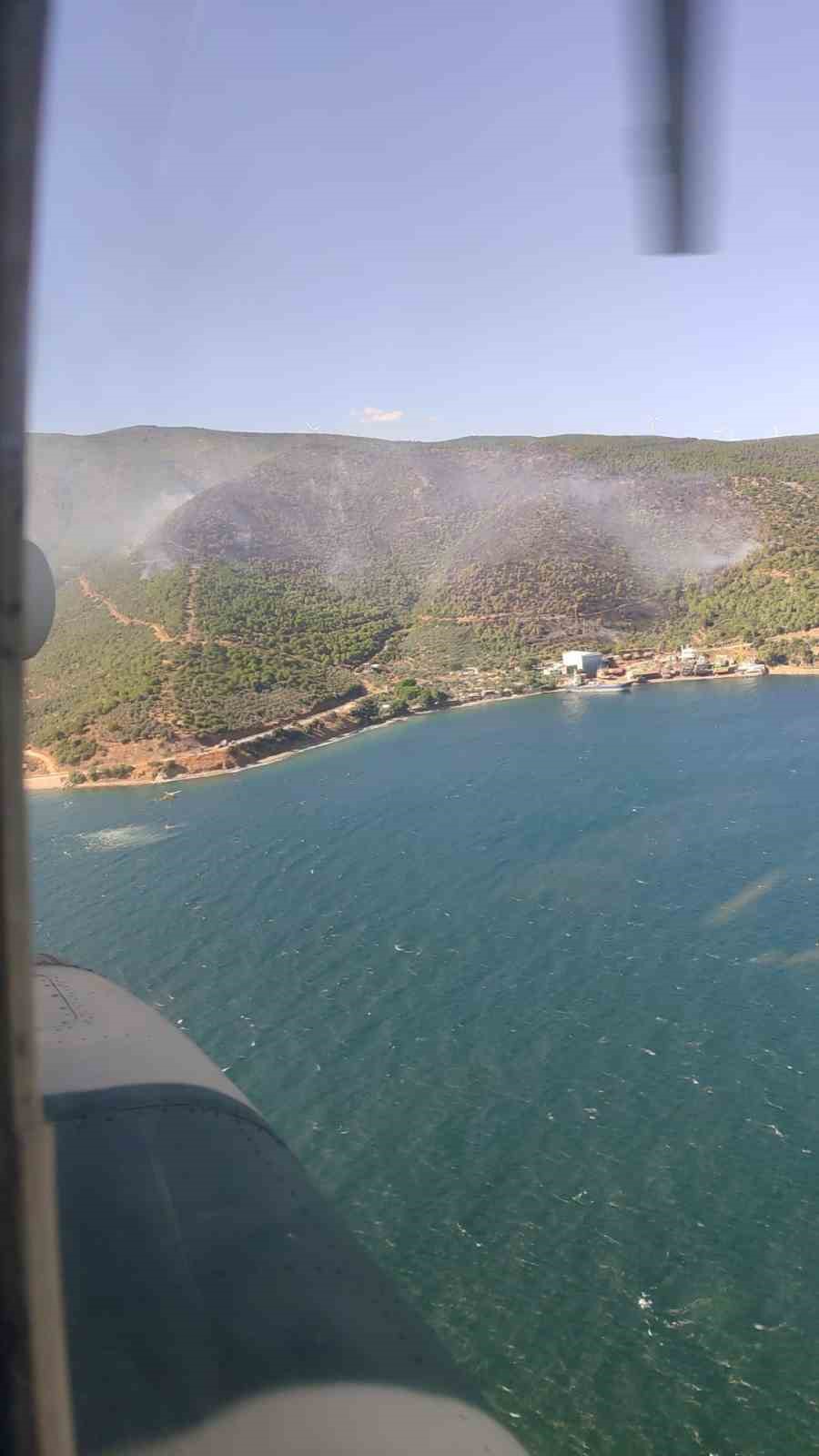 Alev kapanının içinde canla başla mücadele ettiler: 5 saatin ardından yangın kontrol altında